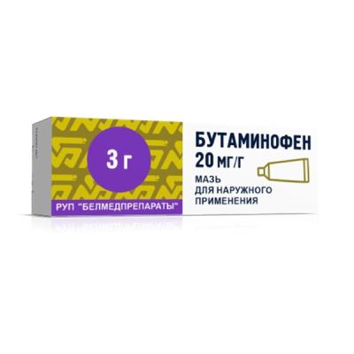 Бутаминофен мазь для наруж. прим. 20мг/г 3г туба №1
